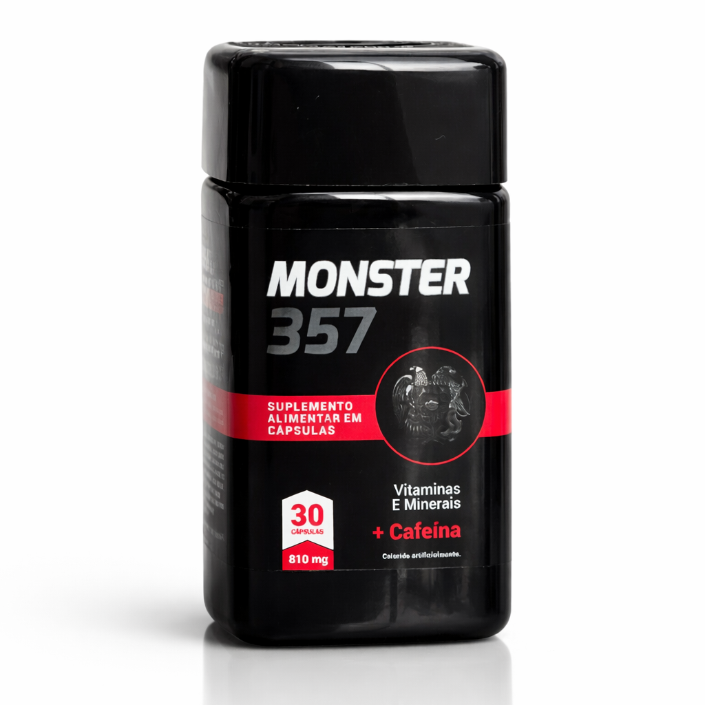 Monster 357 - Foco, Concetração e Energia 30 Capsulas