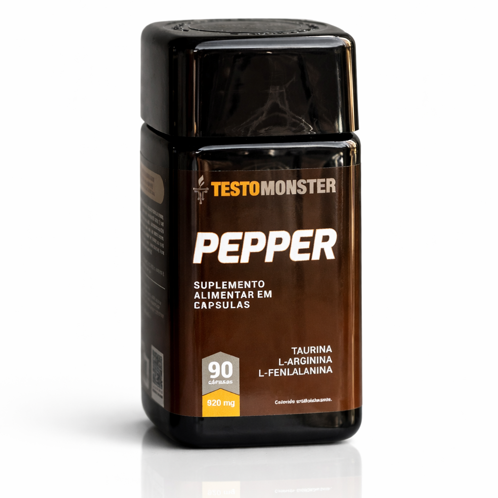 Pepper 820mg 90 Cápsulas - Testo Monster