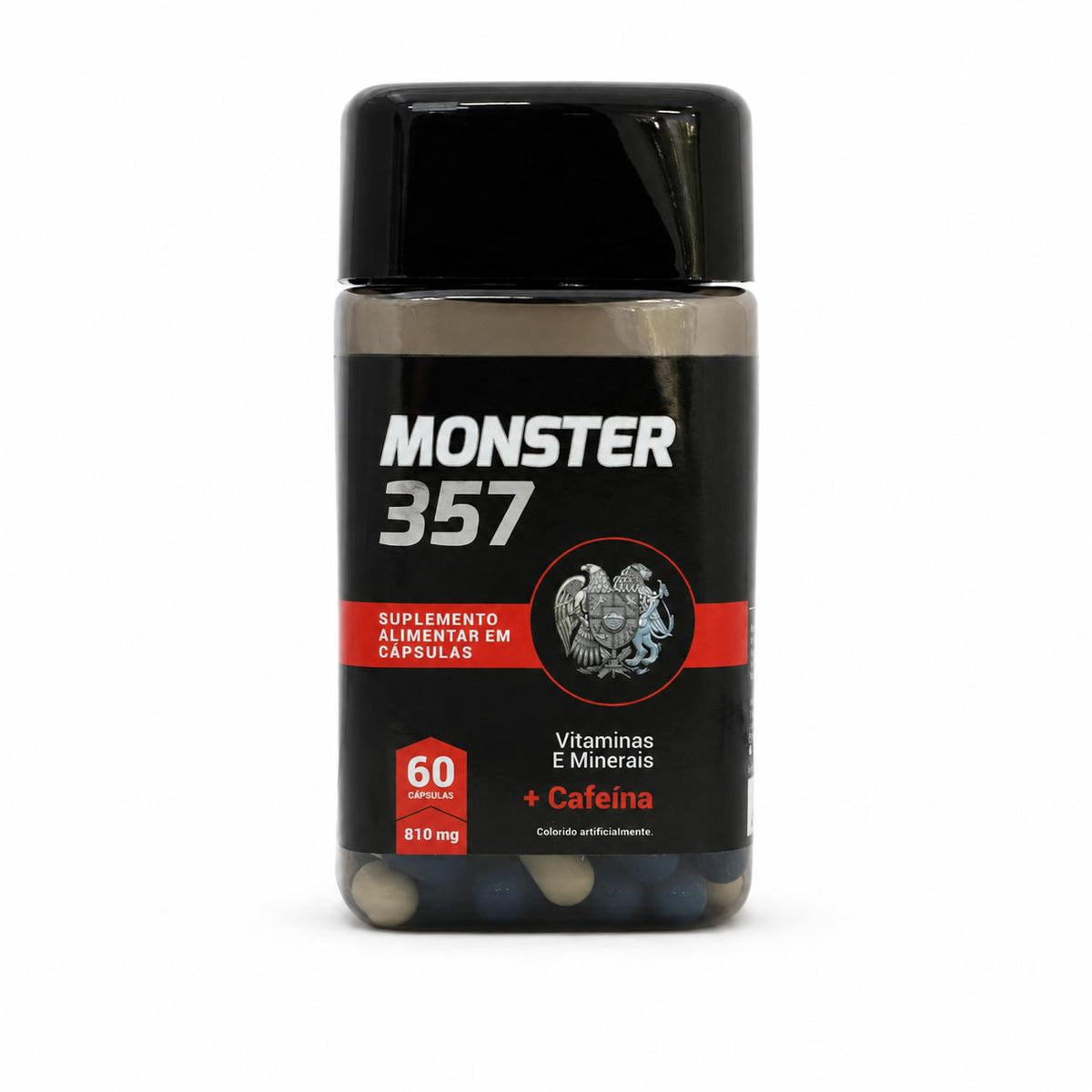 Monster 357 - Foco, Concetração e Energia 60 Capsulas