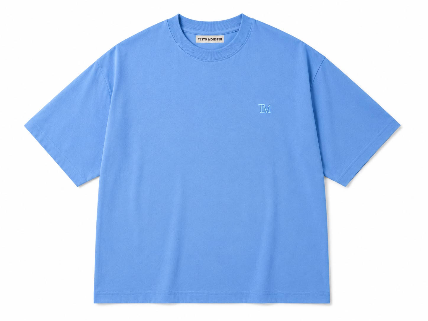 Camiseta Unissex TM Azul Bebê - Testo Monster